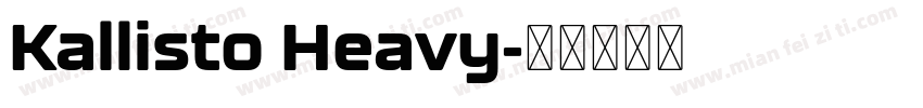 Kallisto Heavy字体转换
